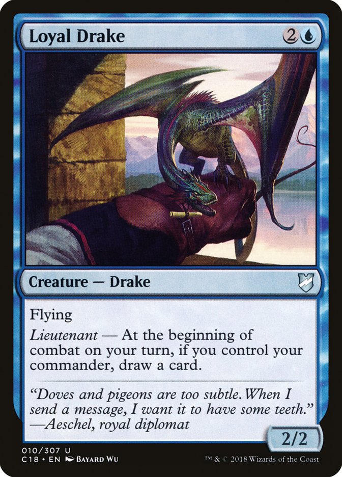 Loyal Drake [Commander 2018] | Shuffle n Cut Hobbies & Games