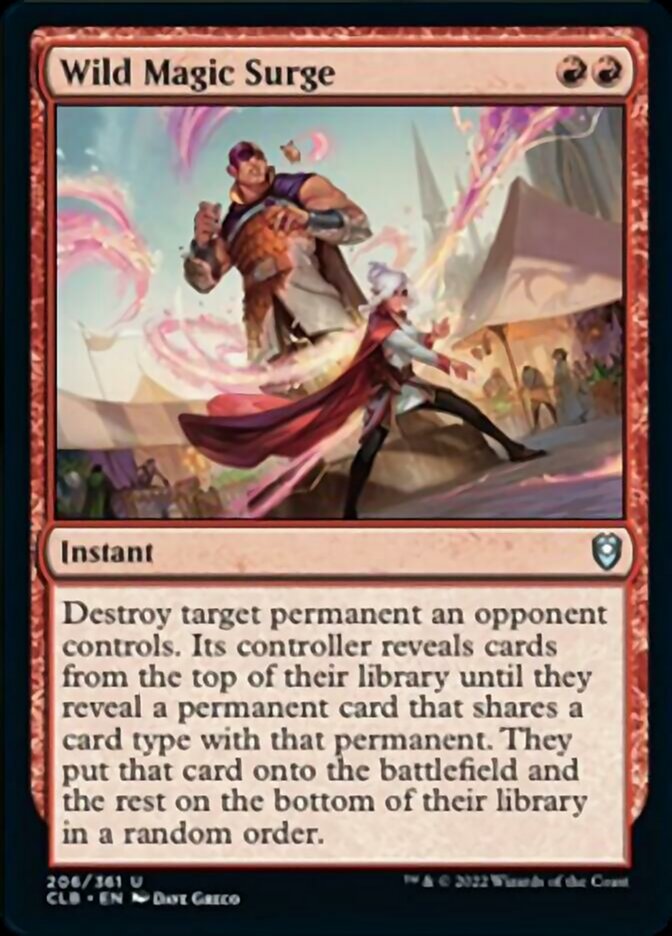Wild Magic Surge [Commander Legends: Battle for Baldur's Gate] | Shuffle n Cut Hobbies & Games