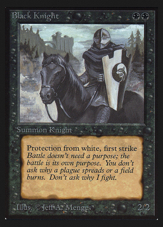 Black Knight [International Collectors' Edition] | Shuffle n Cut Hobbies & Games