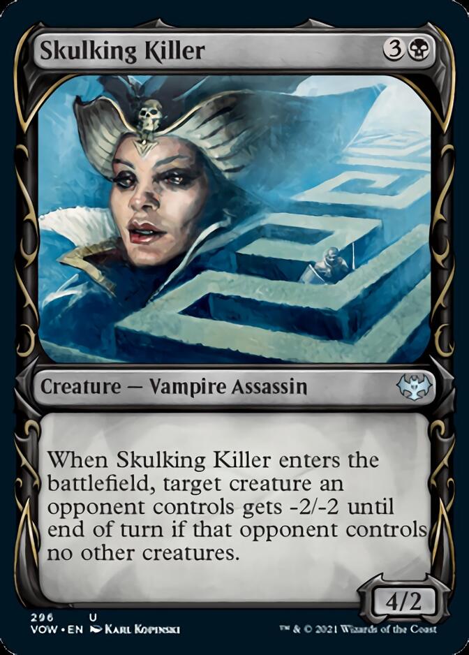 Skulking Killer (Showcase Fang Frame) [Innistrad: Crimson Vow] | Shuffle n Cut Hobbies & Games