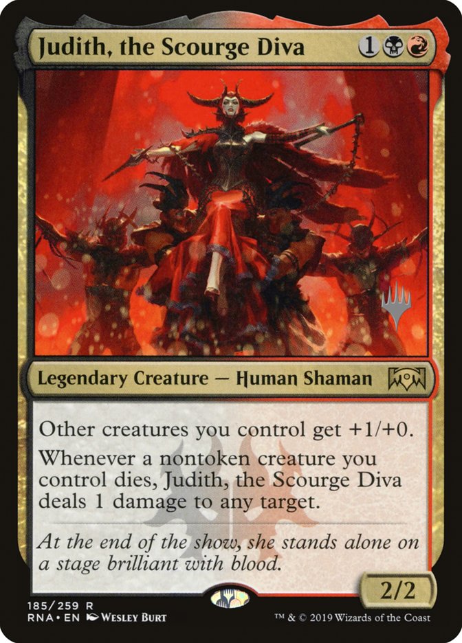 Judith, the Scourge Diva (Promo Pack) [Ravnica Allegiance Promos] | Shuffle n Cut Hobbies & Games