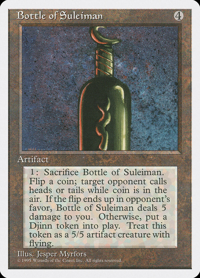 Bottle of Suleiman [Fourth Edition] | Shuffle n Cut Hobbies & Games