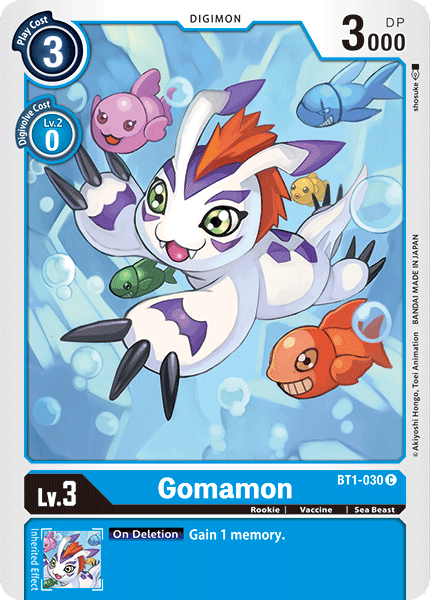 Gomamon [BT1-030] [Release Special Booster Ver.1.0] | Shuffle n Cut Hobbies & Games
