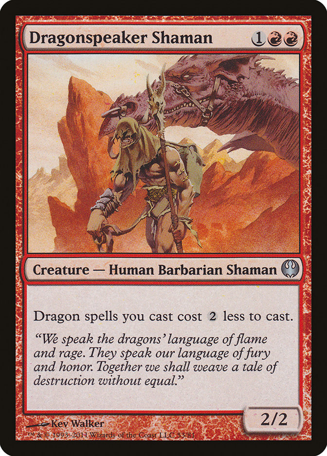Dragonspeaker Shaman [Duel Decks: Knights vs. Dragons] | Shuffle n Cut Hobbies & Games