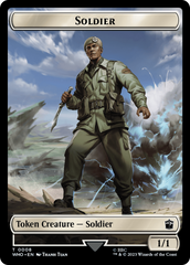 Soldier // Cyberman Double-Sided Token [Doctor Who Tokens] | Shuffle n Cut Hobbies & Games