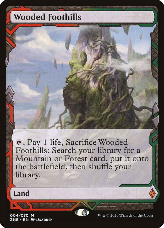 Wooded Foothills (Expeditions) [Zendikar Rising Expeditions] | Shuffle n Cut Hobbies & Games