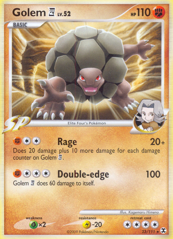 Golem (23/111) [Platinum: Rising Rivals] | Shuffle n Cut Hobbies & Games