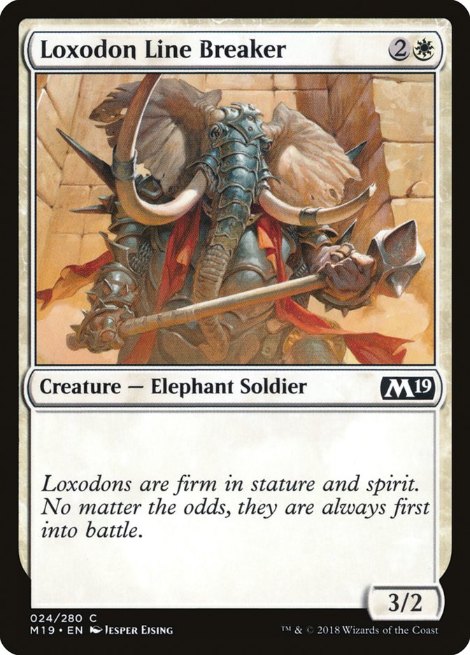 Loxodon Line Breaker [Core Set 2019] | Shuffle n Cut Hobbies & Games