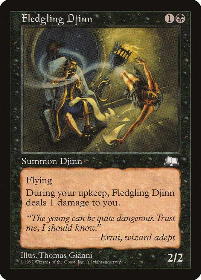 Fledgling Djinn [Weatherlight] | Shuffle n Cut Hobbies & Games