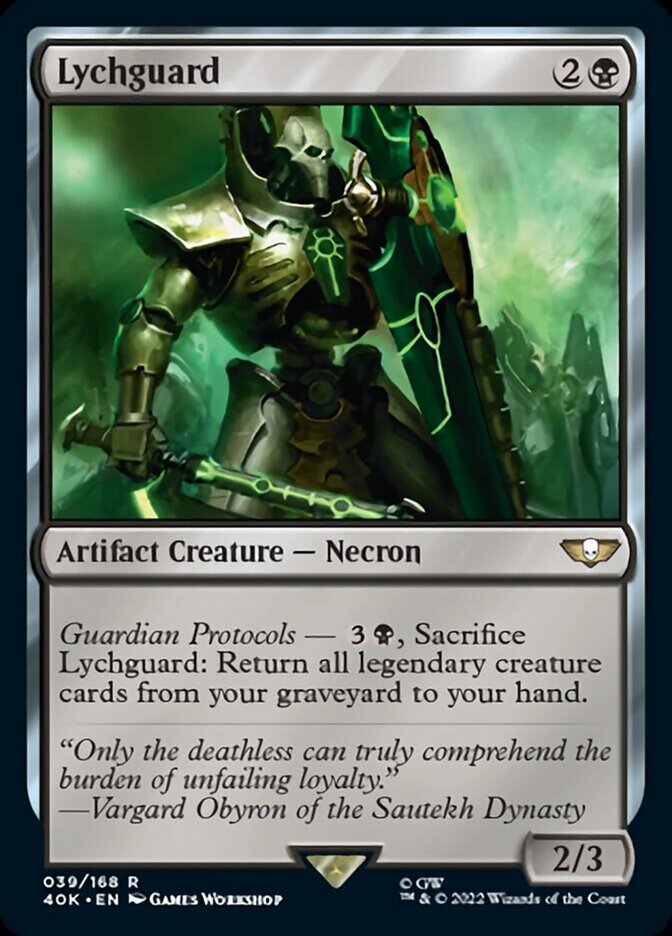 Lychguard (Surge Foil) [Warhammer 40,000] | Shuffle n Cut Hobbies & Games
