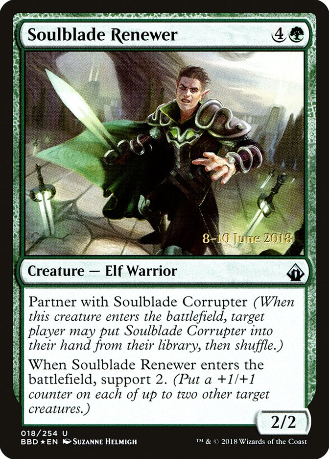 Soulblade Renewer [Battlebond Prerelease Promos] | Shuffle n Cut Hobbies & Games