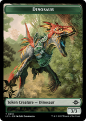 Gnome // Dinosaur (0010) Double-Sided Token [The Lost Caverns of Ixalan Tokens] | Shuffle n Cut Hobbies & Games
