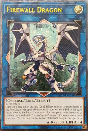 Firewall Dragon [OP16-EN002] Ultimate Rare | Shuffle n Cut Hobbies & Games