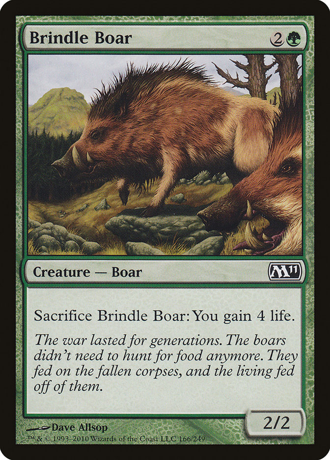 Brindle Boar [Magic 2011] | Shuffle n Cut Hobbies & Games