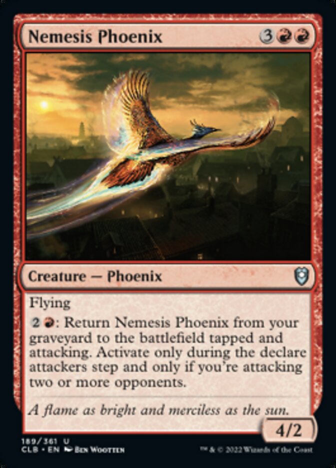Nemesis Phoenix [Commander Legends: Battle for Baldur's Gate] | Shuffle n Cut Hobbies & Games