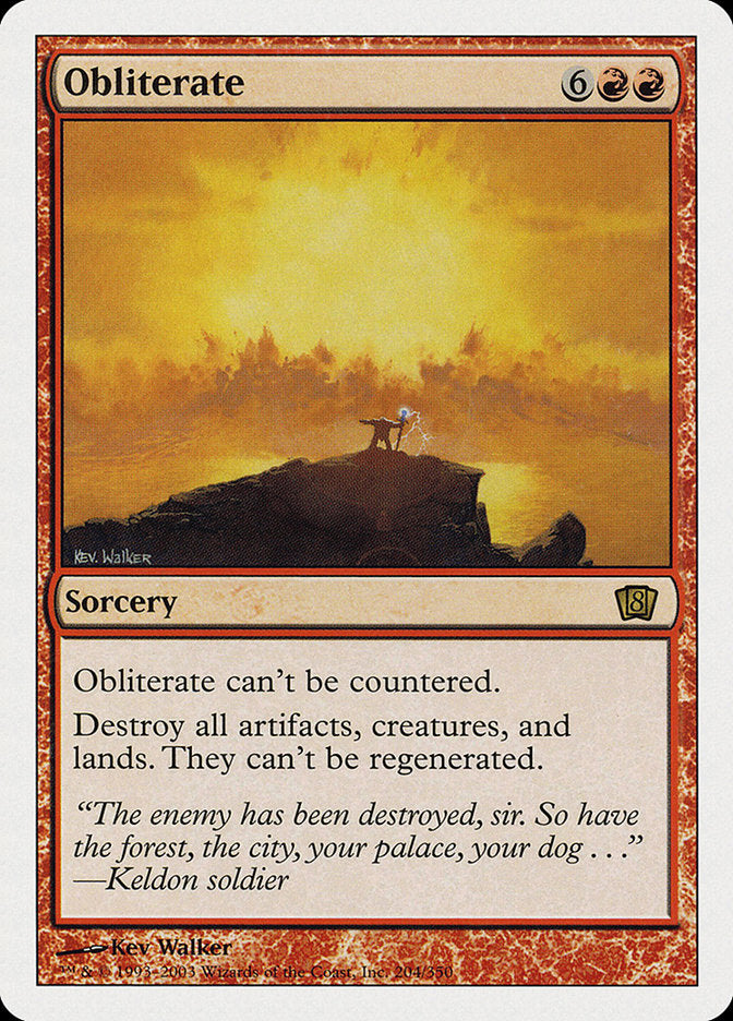 Obliterate [Eighth Edition] | Shuffle n Cut Hobbies & Games