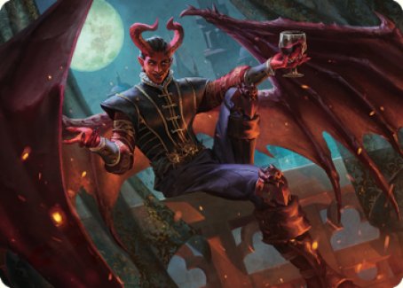 Raphael, Fiendish Savior Art Card (40) [Commander Legends: Battle for Baldur's Gate Art Series] | Shuffle n Cut Hobbies & Games
