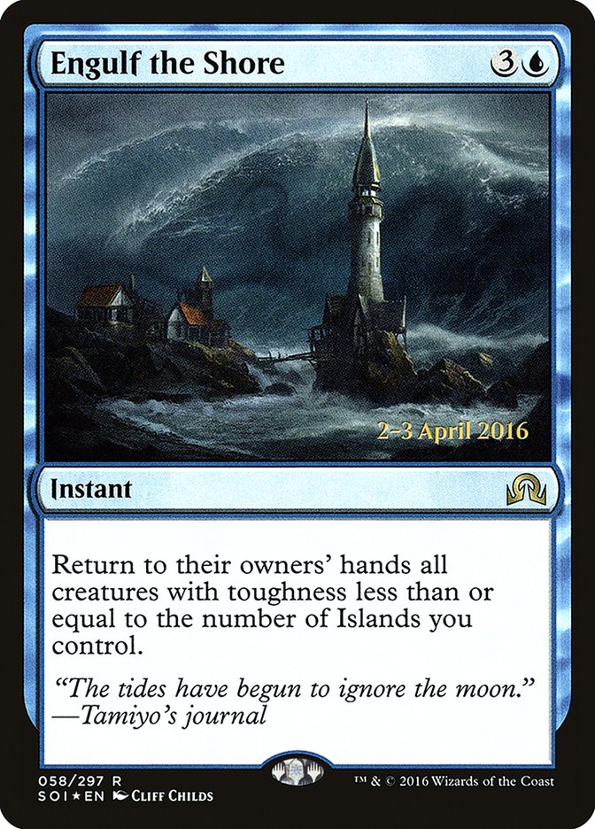 Engulf the Shore [Shadows over Innistrad Prerelease Promos] | Shuffle n Cut Hobbies & Games