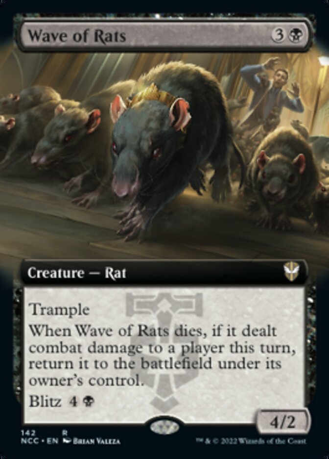 Wave of Rats (Extended Art) [Streets of New Capenna Commander] | Shuffle n Cut Hobbies & Games