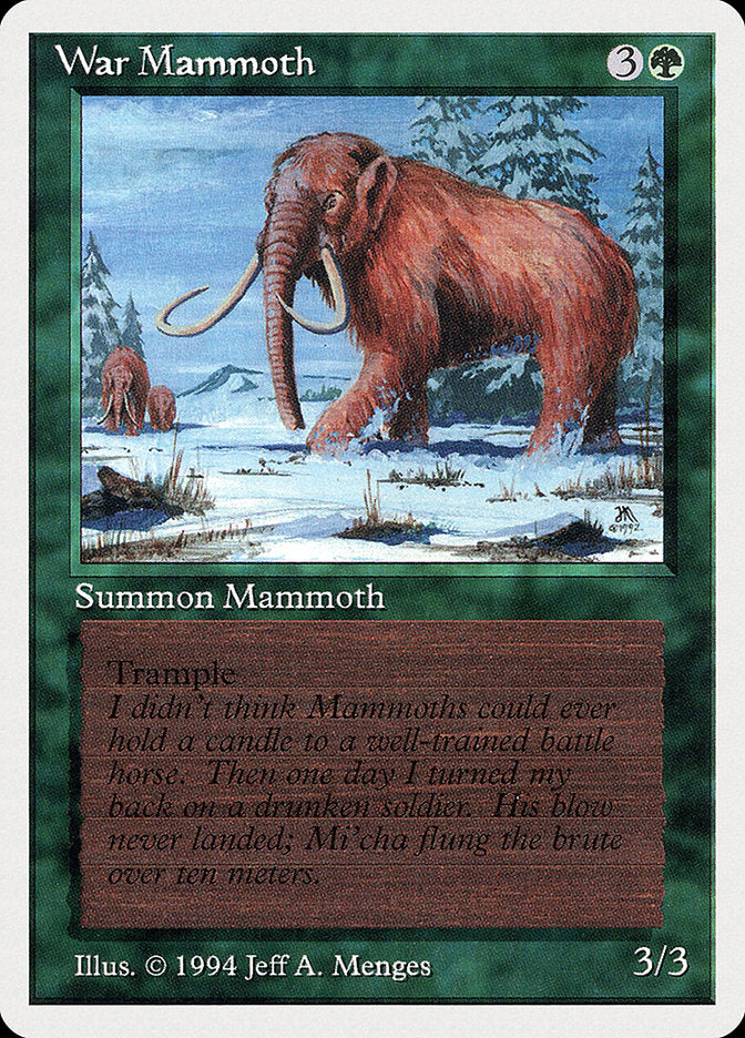 War Mammoth [Summer Magic / Edgar] | Shuffle n Cut Hobbies & Games