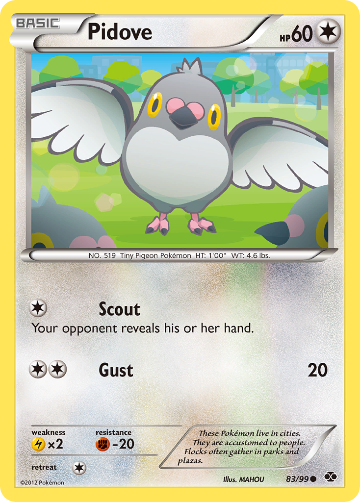 Pidove (83/99) [Black & White: Next Destinies] | Shuffle n Cut Hobbies & Games