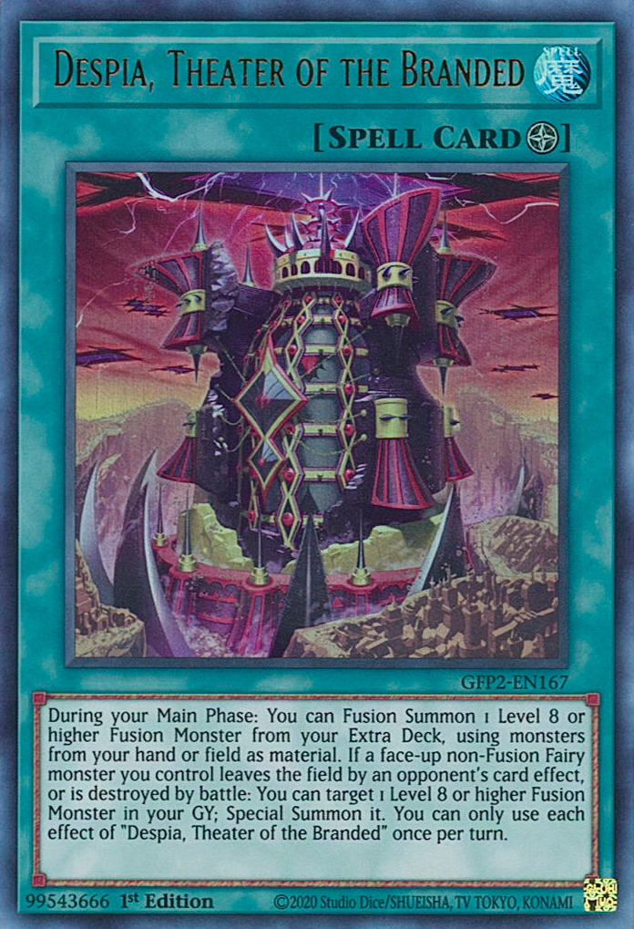 Despia, Theater of the Branded [GFP2-EN167] Ultra Rare | Shuffle n Cut Hobbies & Games