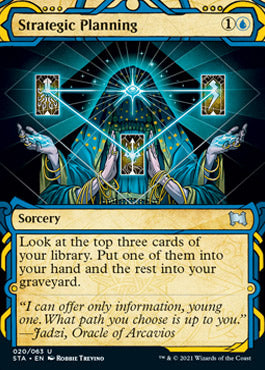 Strategic Planning (Foil Etched) [Strixhaven: School of Mages Mystical Archive] | Shuffle n Cut Hobbies & Games