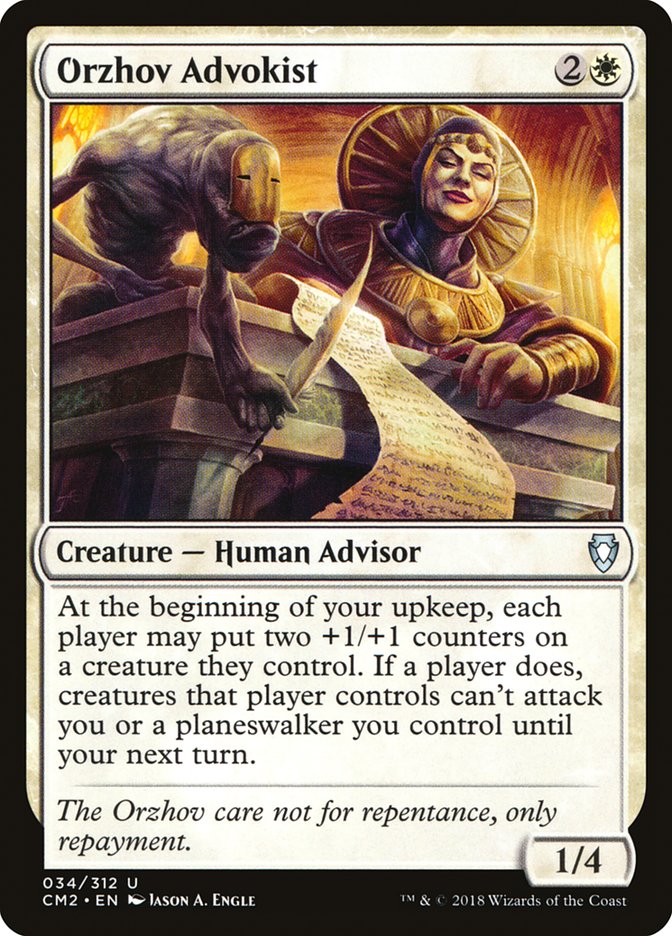 Orzhov Advokist [Commander Anthology Volume II] | Shuffle n Cut Hobbies & Games