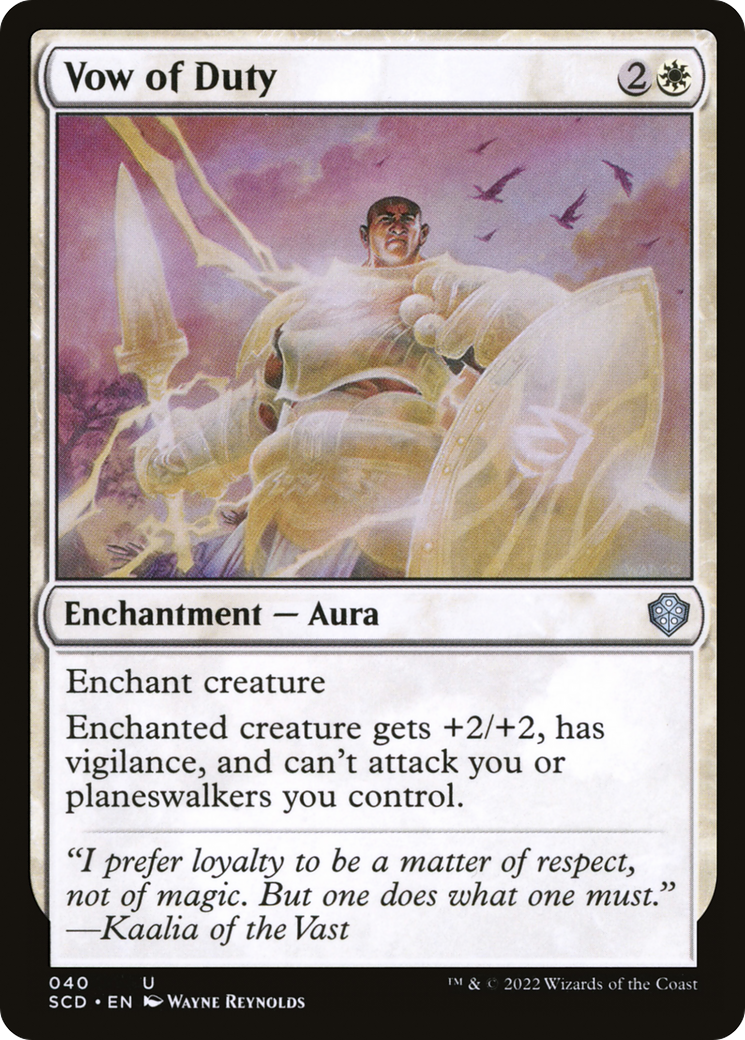 Vow of Duty [Starter Commander Decks] | Shuffle n Cut Hobbies & Games