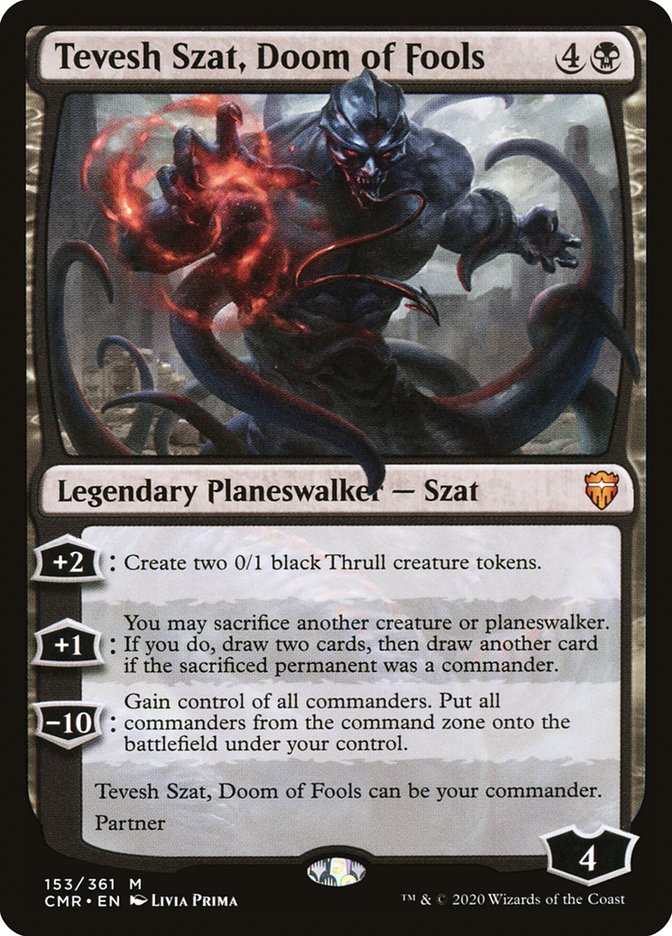 Tevesh Szat, Doom of Fools [Commander Legends] | Shuffle n Cut Hobbies & Games