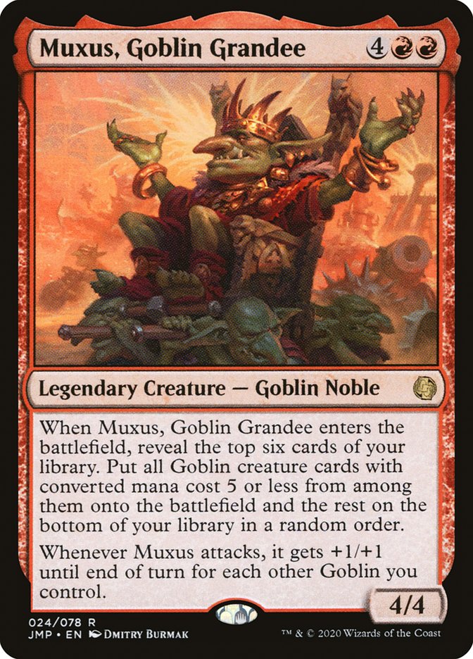 Muxus, Goblin Grandee [Jumpstart] | Shuffle n Cut Hobbies & Games