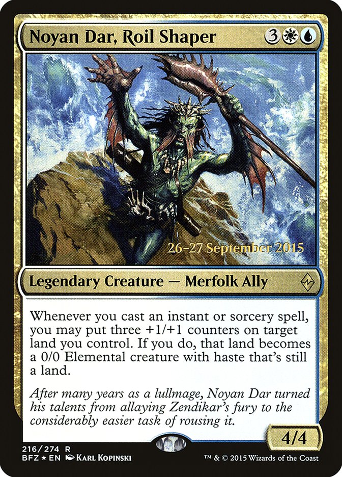 Noyan Dar, Roil Shaper [Battle for Zendikar Prerelease Promos] | Shuffle n Cut Hobbies & Games