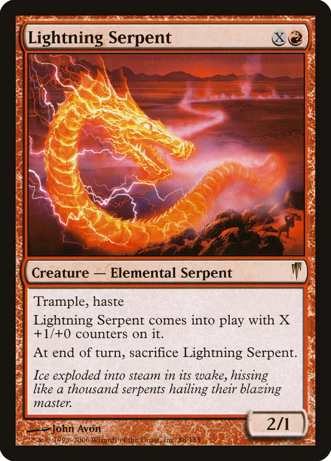 Lightning Serpent [Coldsnap] | Shuffle n Cut Hobbies & Games