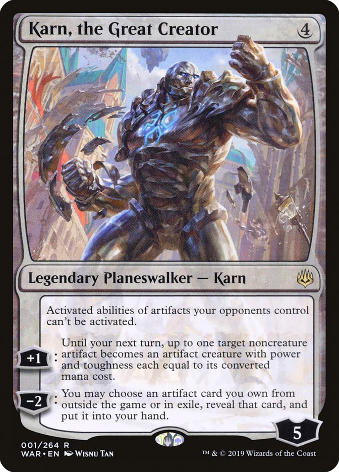 Karn, the Great Creator [War of the Spark] | Shuffle n Cut Hobbies & Games