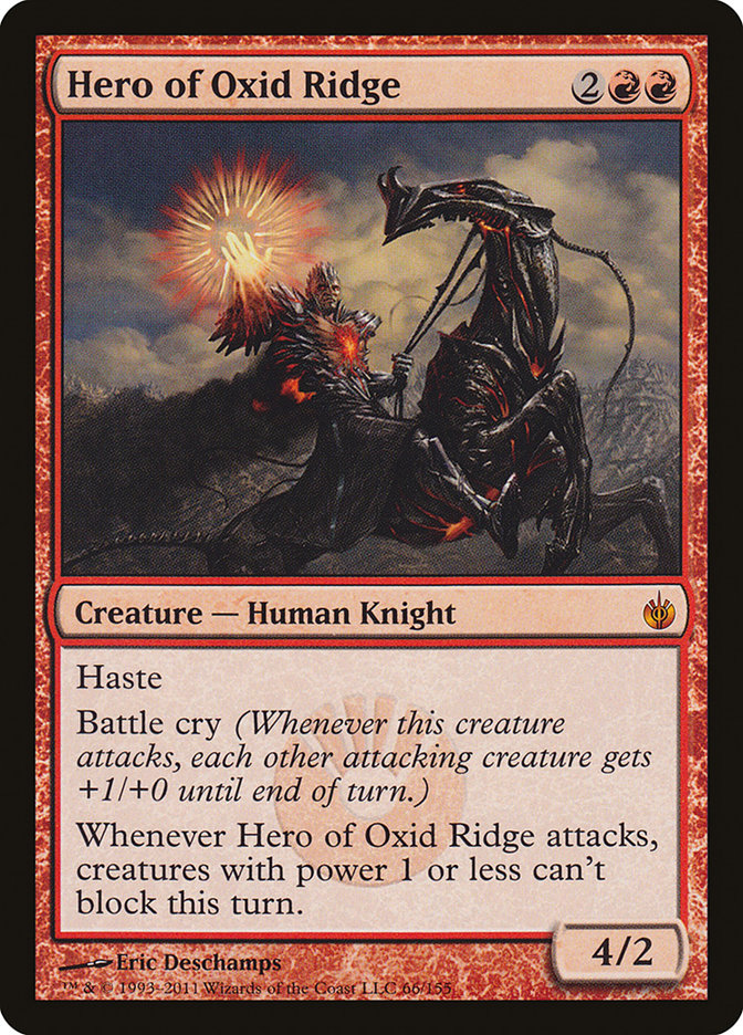 Hero of Oxid Ridge [Mirrodin Besieged] | Shuffle n Cut Hobbies & Games