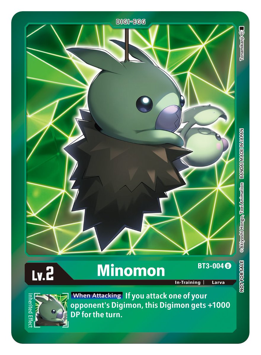 Minomon [BT3-004] (Event Pack 2) [Release Special Booster Ver.1.5] | Shuffle n Cut Hobbies & Games