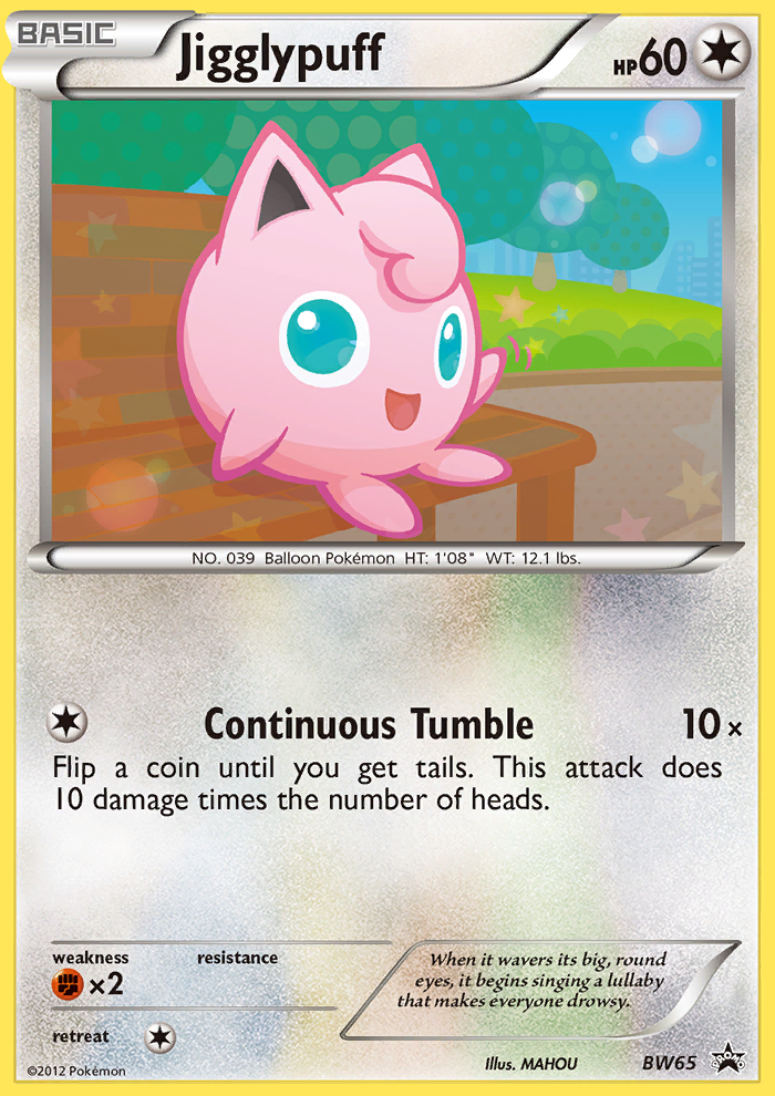 Jigglypuff (BW65) [Black & White: Black Star Promos] | Shuffle n Cut Hobbies & Games