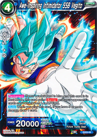 Awe-Inspiring Intimidator SSB Vegito [EX03-08] | Shuffle n Cut Hobbies & Games
