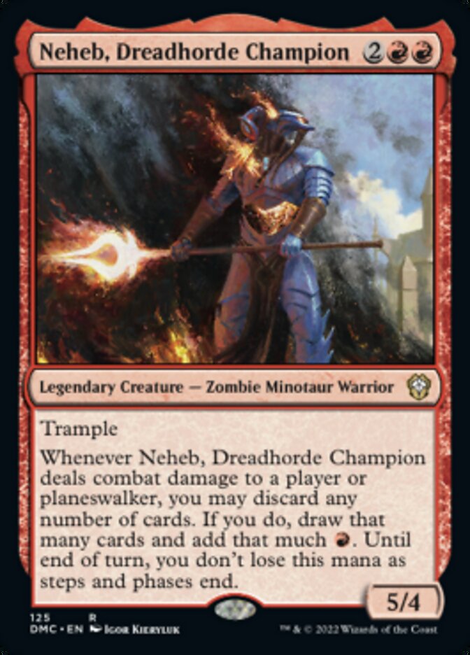 Neheb, Dreadhorde Champion [Dominaria United Commander] | Shuffle n Cut Hobbies & Games