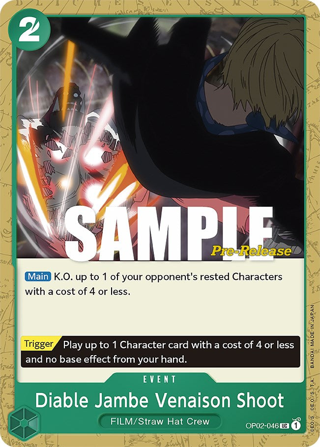 Diable Jambe Venaison Shoot [Paramount War Pre-Release Cards] | Shuffle n Cut Hobbies & Games