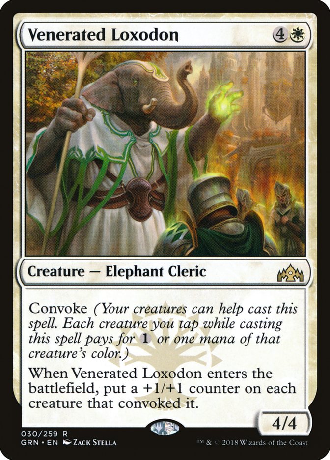 Venerated Loxodon [Guilds of Ravnica] | Shuffle n Cut Hobbies & Games