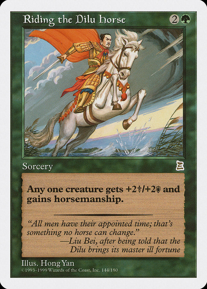 Riding the Dilu Horse [Portal Three Kingdoms] | Shuffle n Cut Hobbies & Games