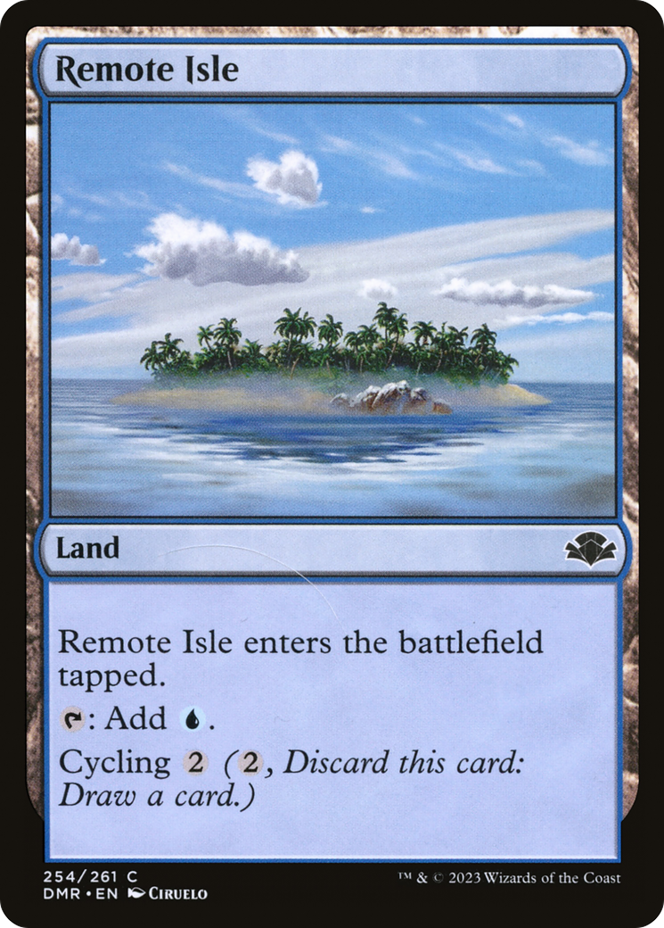 Remote Isle [Dominaria Remastered] | Shuffle n Cut Hobbies & Games