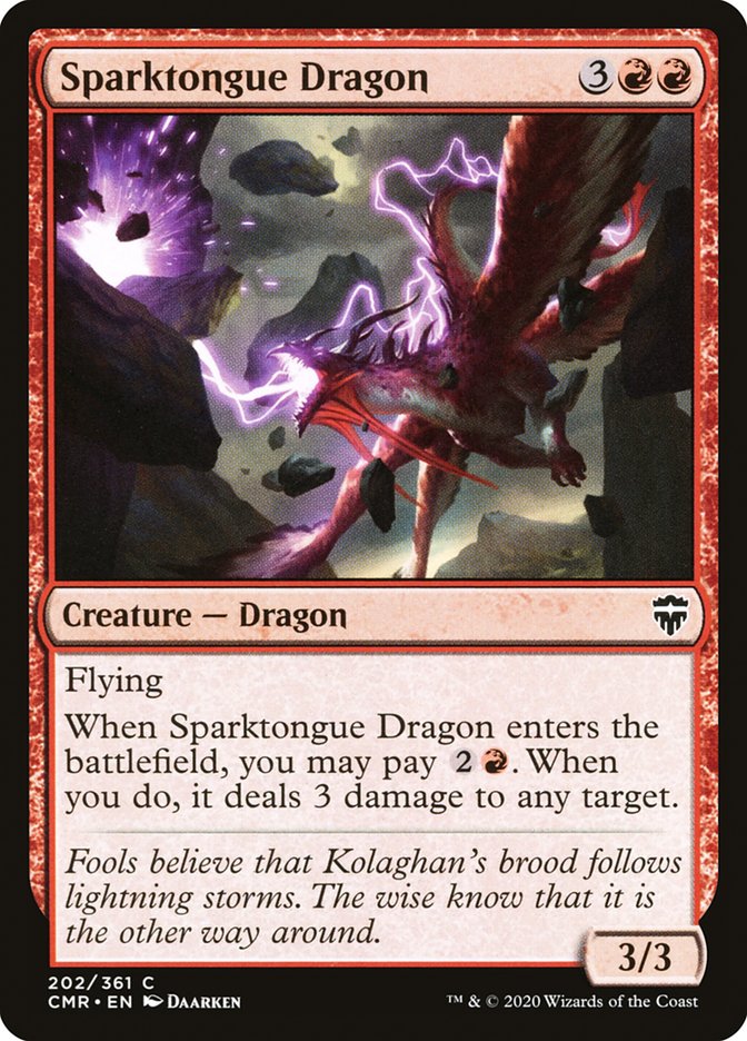 Sparktongue Dragon [Commander Legends] | Shuffle n Cut Hobbies & Games