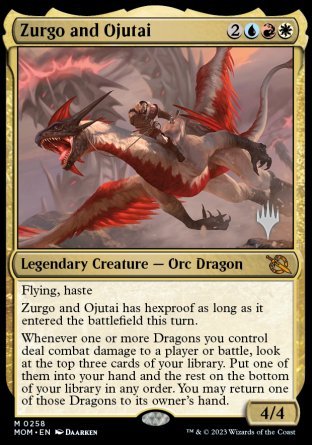 Zurgo and Ojutai (Promo Pack) [March of the Machine Promos] | Shuffle n Cut Hobbies & Games