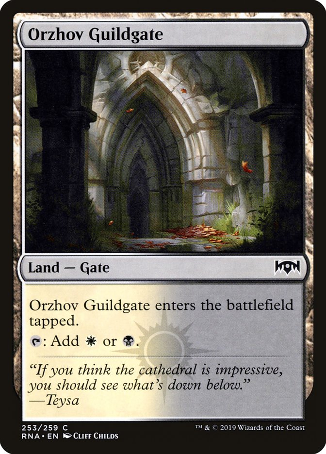 Orzhov Guildgate (253/259) [Ravnica Allegiance] | Shuffle n Cut Hobbies & Games