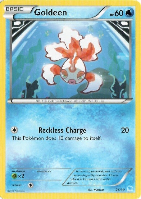 Goldeen (26/30) [XY: Trainer Kit 3 - Suicune] | Shuffle n Cut Hobbies & Games