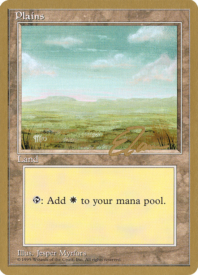 Plains (et364) (Eric Tam) [Pro Tour Collector Set] | Shuffle n Cut Hobbies & Games