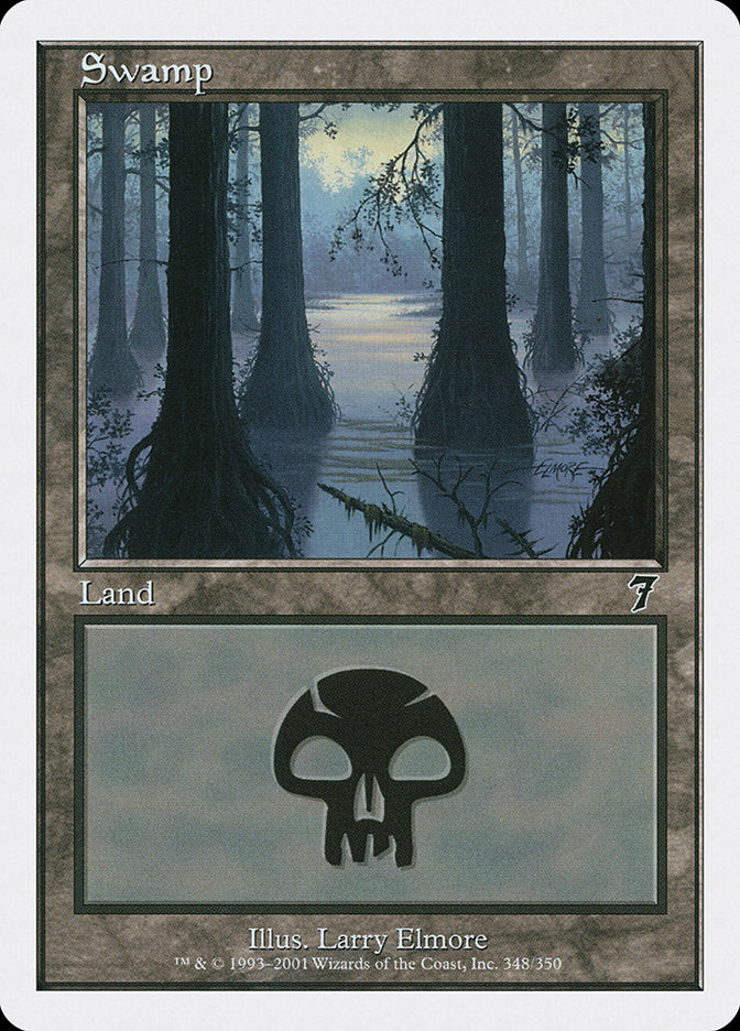 Swamp (348) [Seventh Edition] | Shuffle n Cut Hobbies & Games