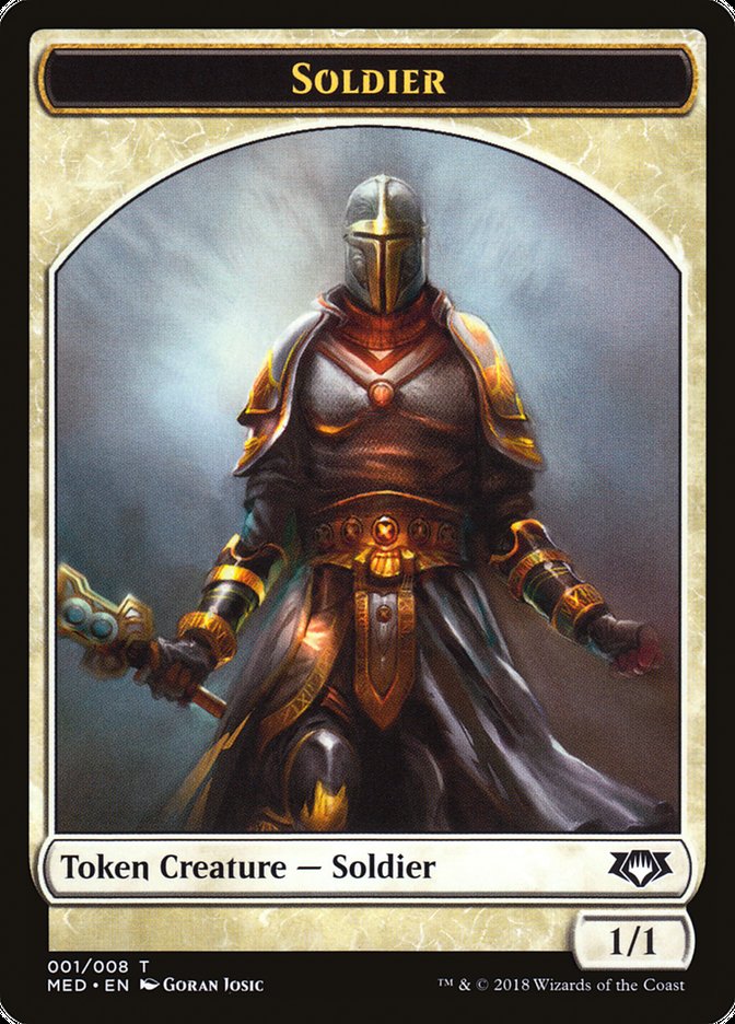 Soldier Token [Mythic Edition Tokens] | Shuffle n Cut Hobbies & Games